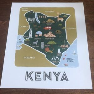 Rifle paper co print Kenya